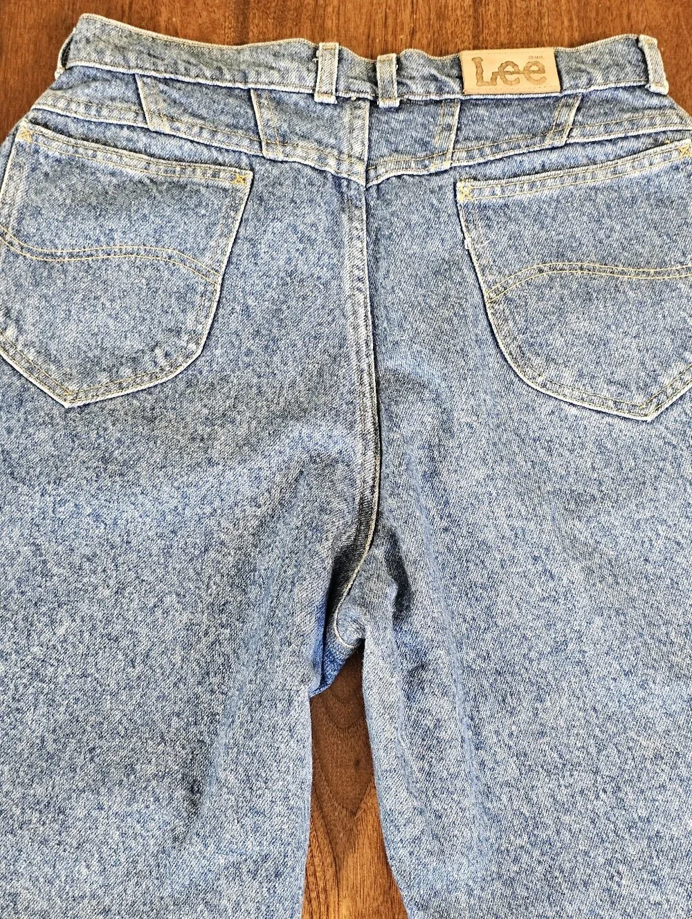 Vintage Lee 305 Relaxed Fit Tapered Mom Jeans High Rise 14 Pet